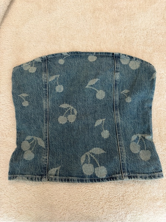 Vero Moda Tops - Vero Moda VMCHERRY Strapless Denim Top